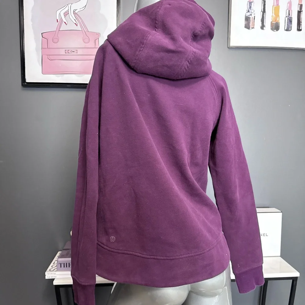 ❌SOLD❌ Lululemon Plum Purple Zip Hoodie - Picture 2 of 7